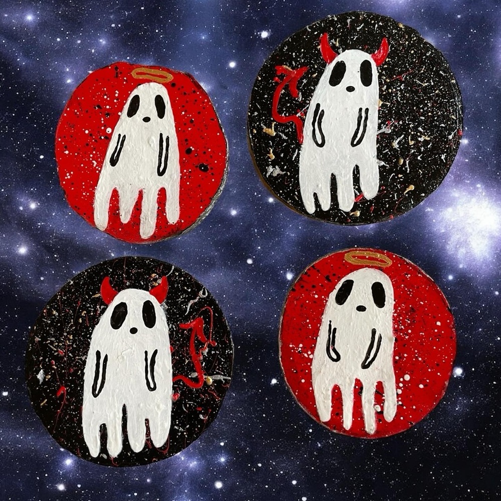 ghost coaster set
